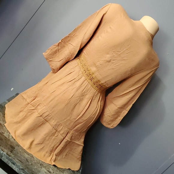 CLEARANCE Adorable BOHO Milk Chocolate Dress - Picture 9 of 13